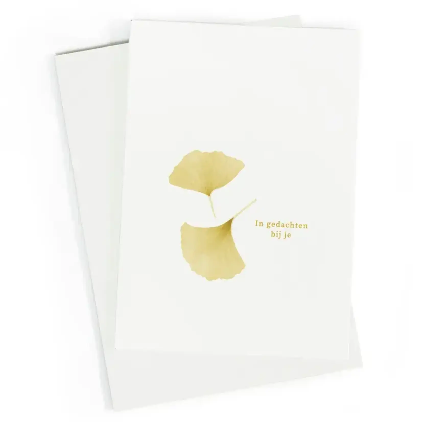 Wenskaarten Rouwkaart - In gedachten bij je