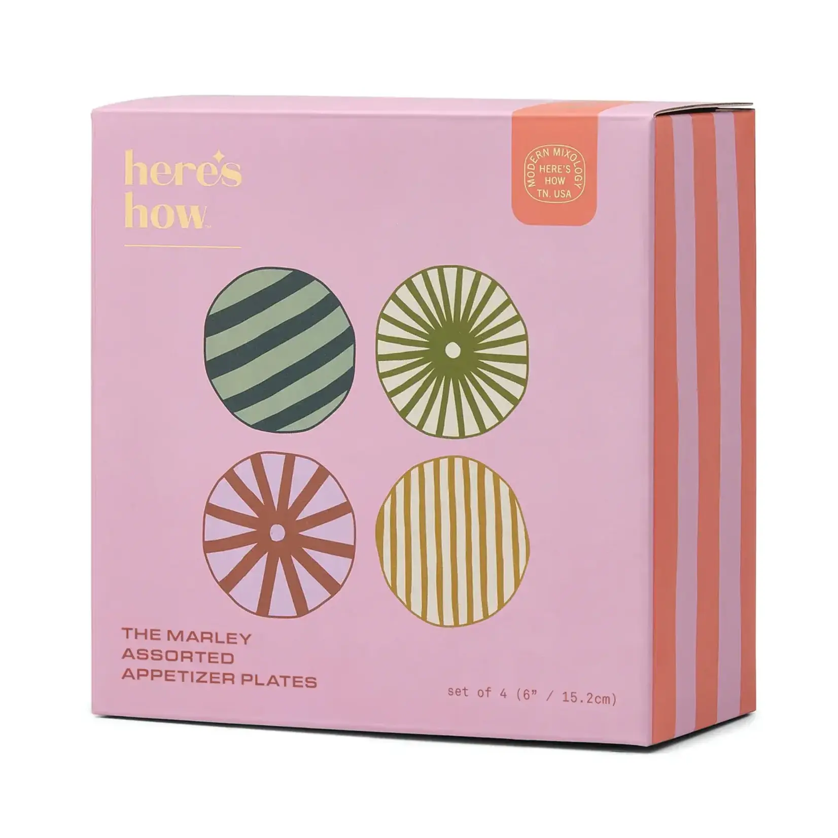 Designworks The Marley Appetizer Plates - set van 4