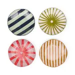Designworks The Marley Appetizer Plates stripes - set van 4