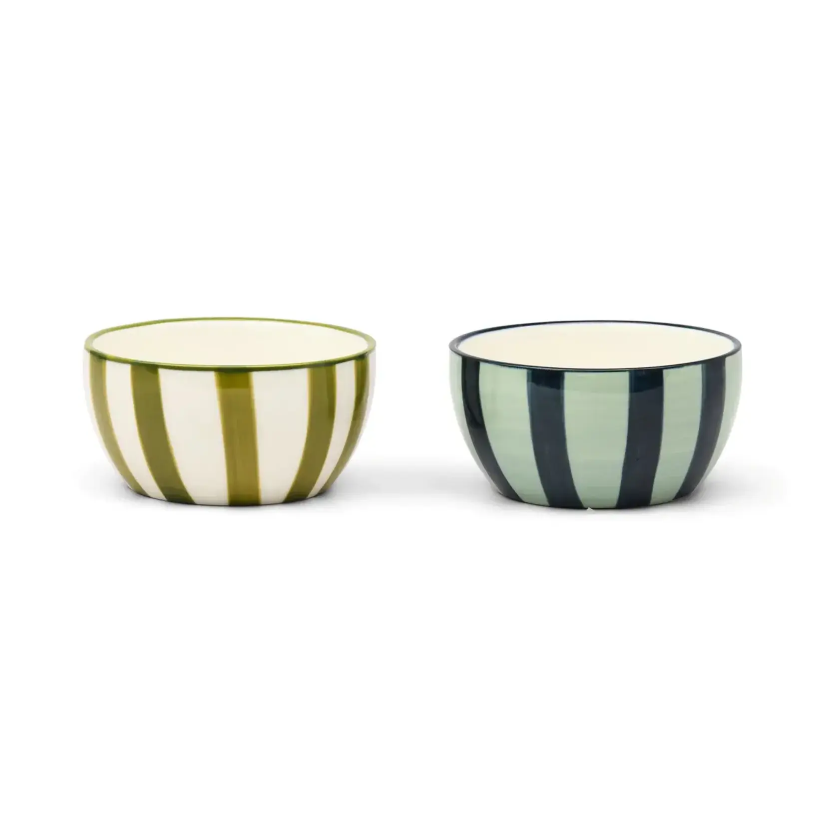 Designworks The Bella Dipping Bowls Olive & Blue - set van 2