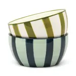 Designworks The Bella Dipping Bowls Olive & Blue - set van 2