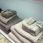 Blomus RIVA Set van 4 gastendoekjes Moonbeam 30 x 30cm