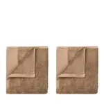 Blomus RIVA Set van 4 gastendoekjes Tan 30 x 30cm