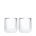 Blomus NERO Set van 2 dubbelwandige koffieglazen