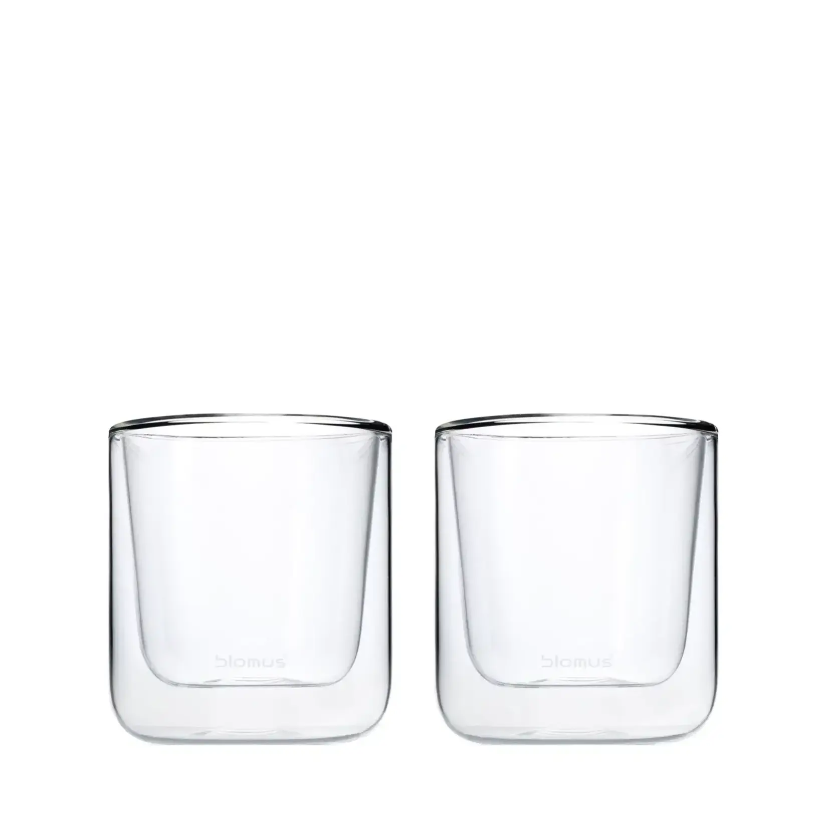 Blomus NERO Set van 2 dubbelwandige koffieglazen