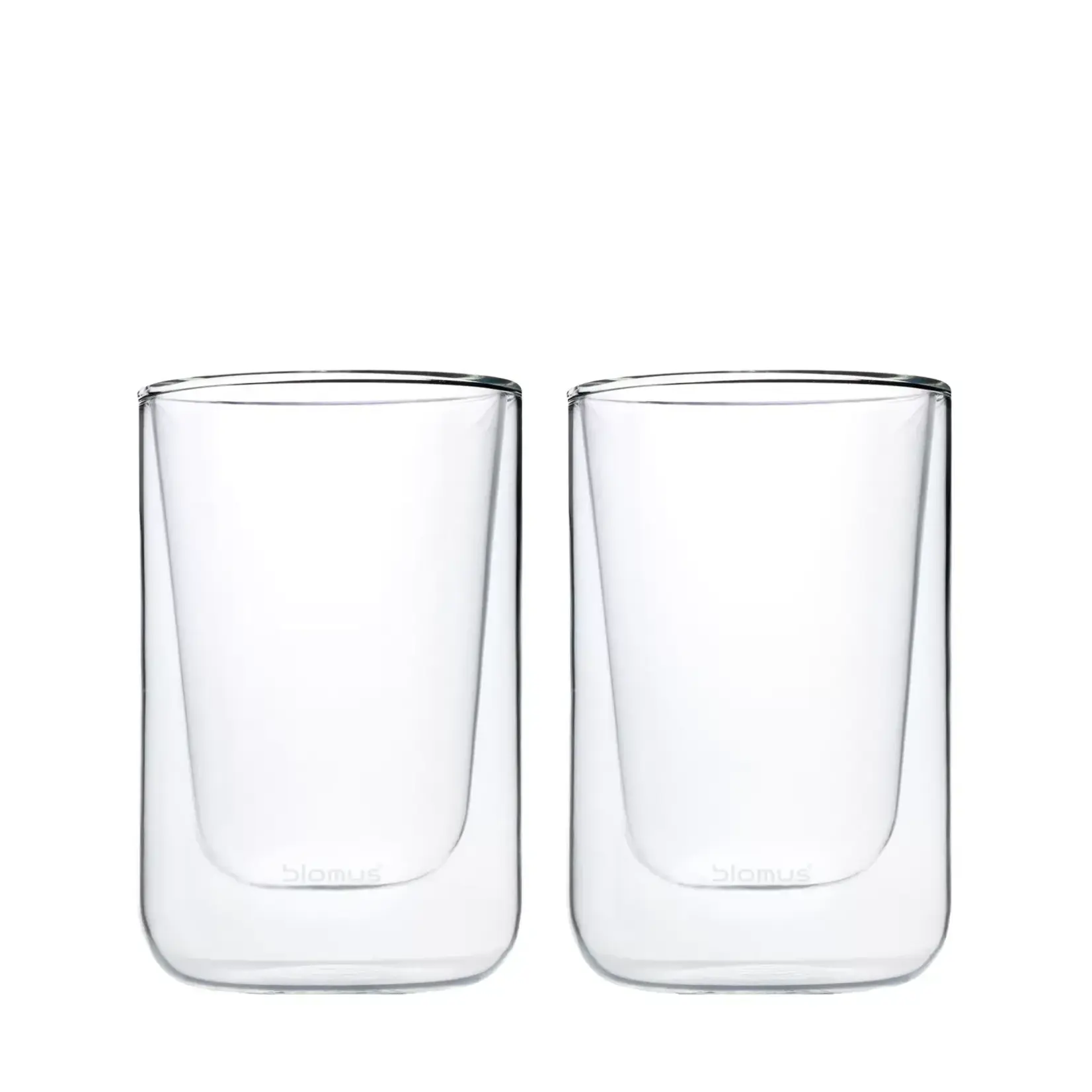 Blomus NERO Set van 2 dubbelwandige cappuccino glazen
