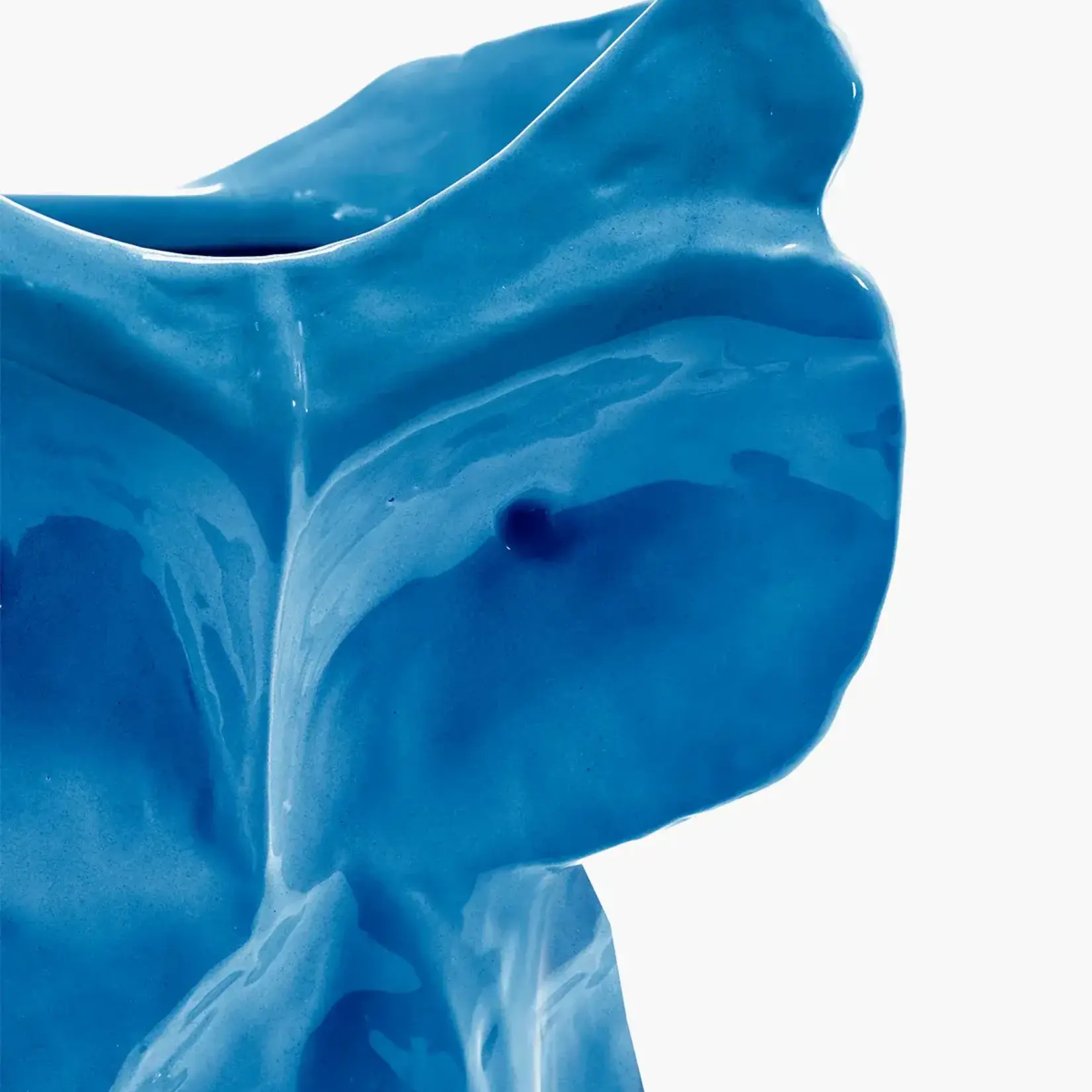 Serax Uil vaas blauw L