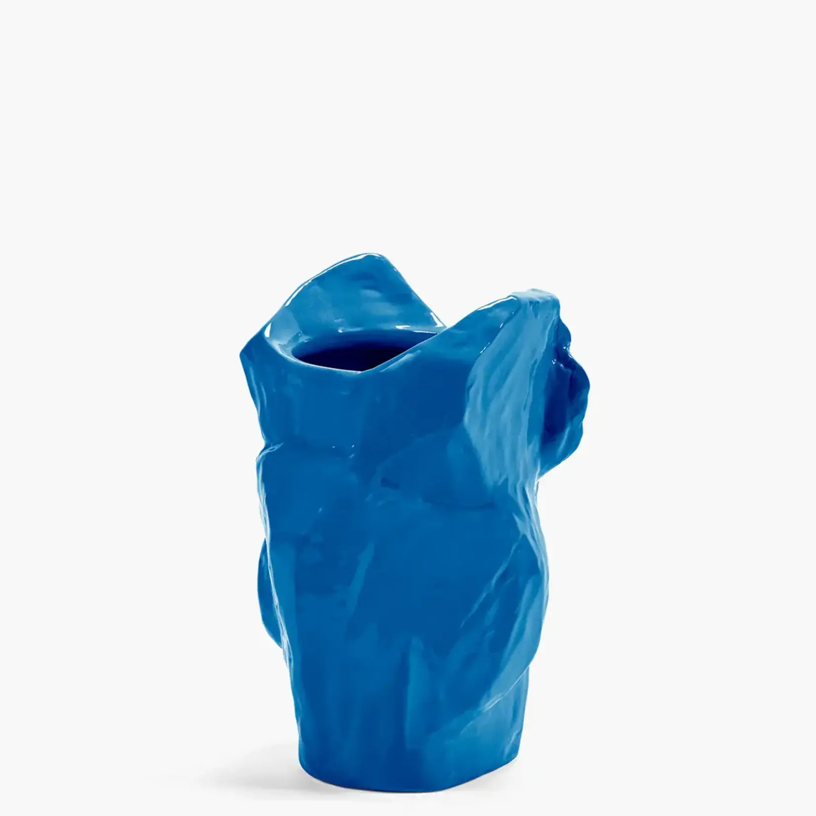 Serax Uil vaas blauw S