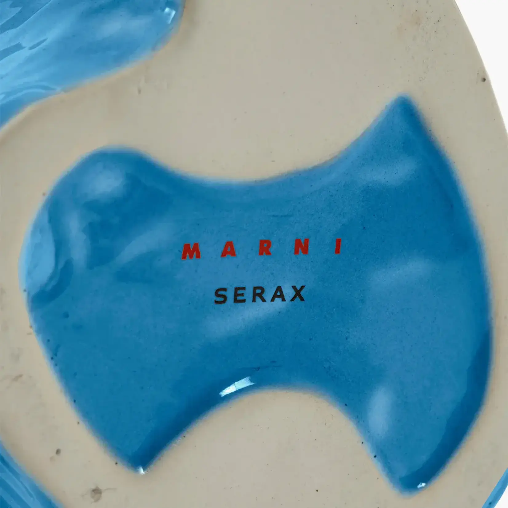 Serax Uil vaas blauw S