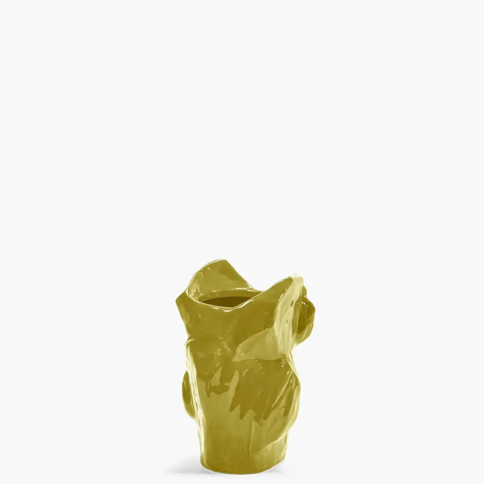 Serax Uil vaas geel XS