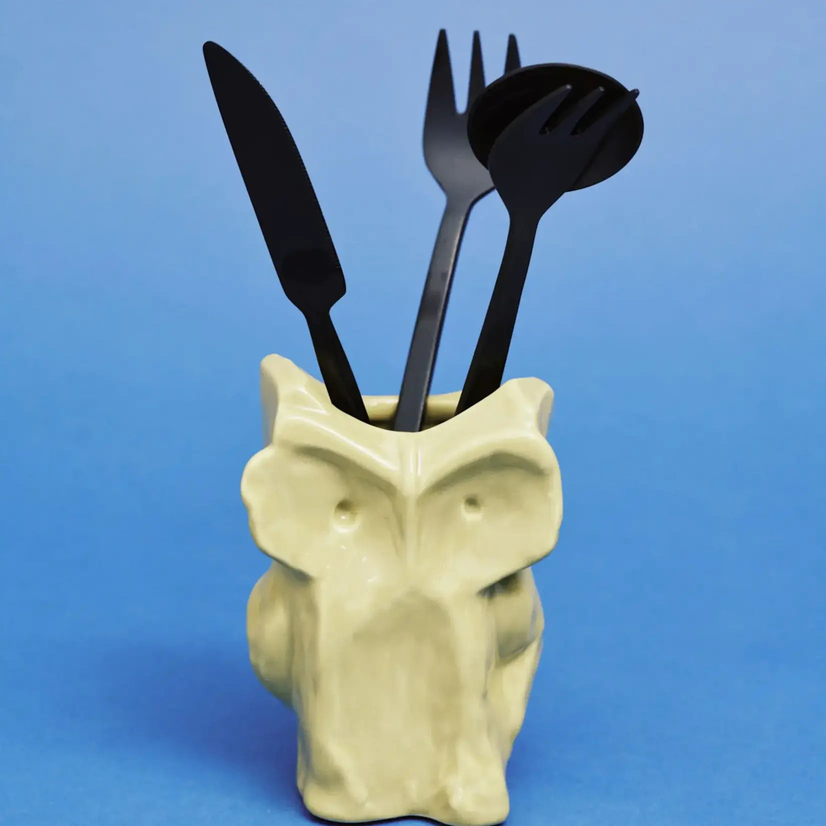 Serax Uil vaas geel XS