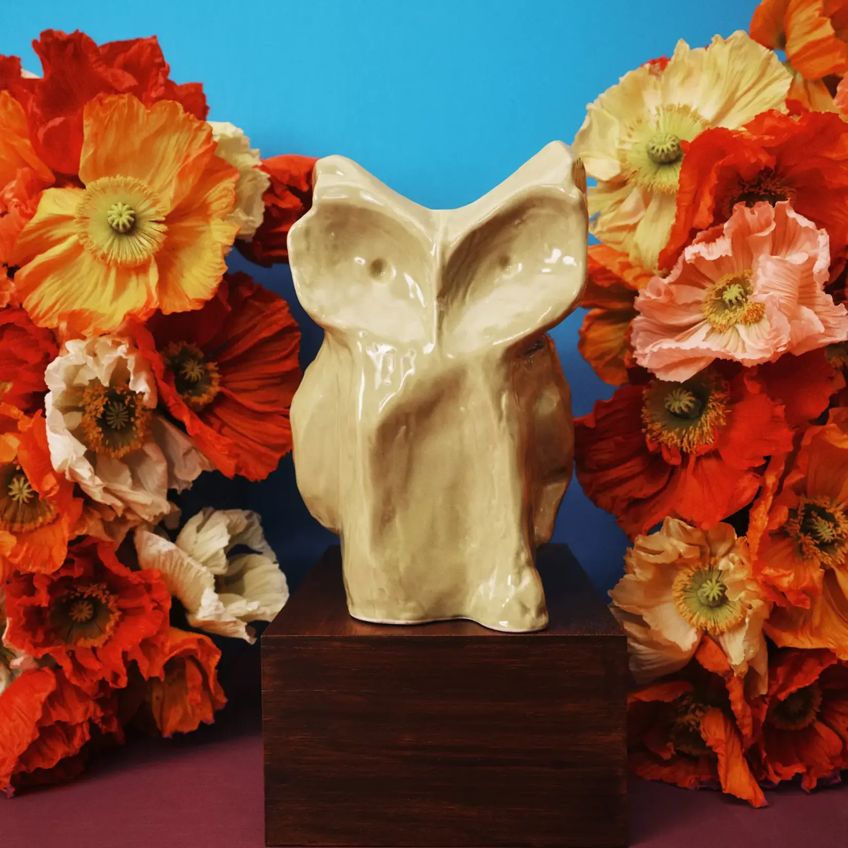 Serax Uil vaas geel S