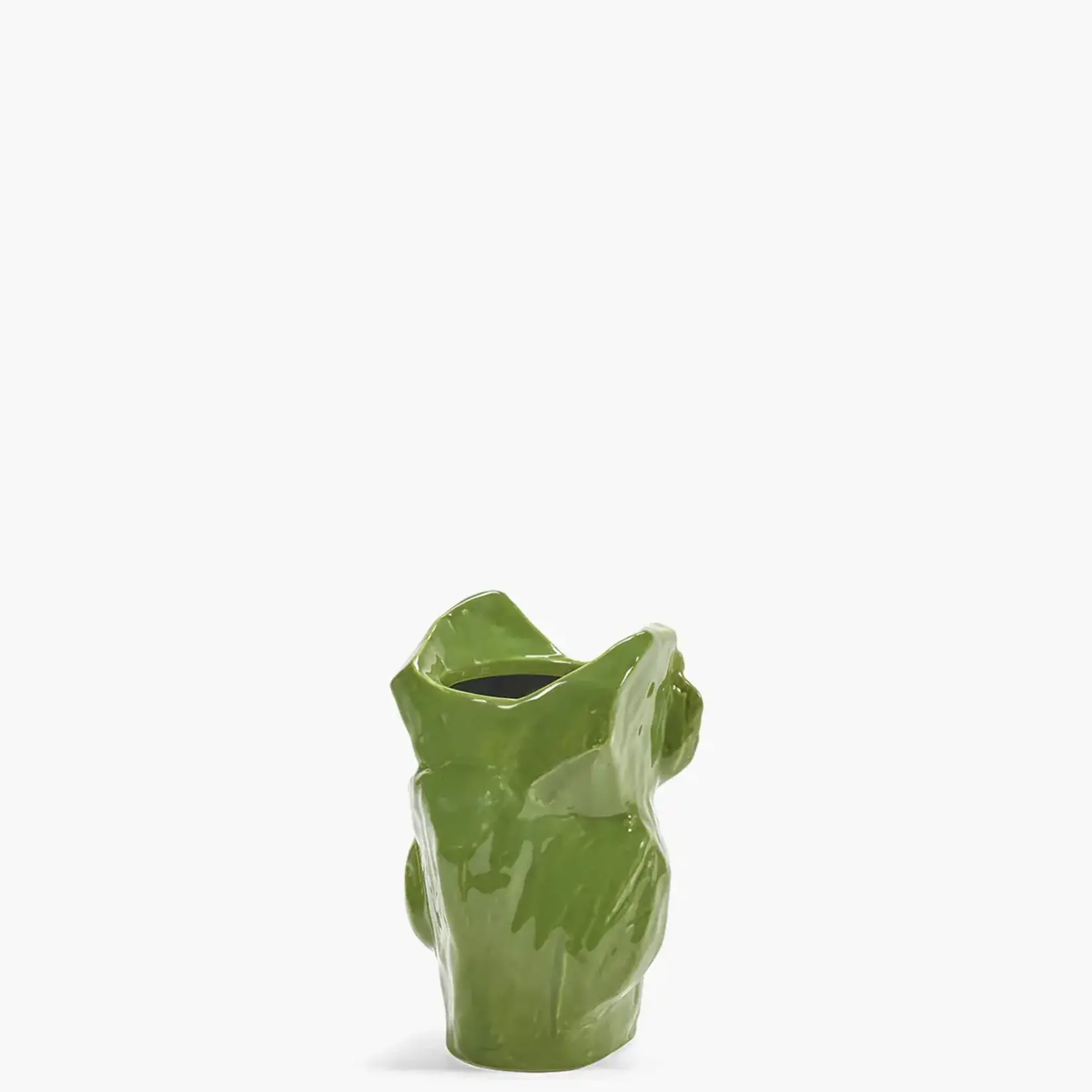 Serax Uil vaas groen XS