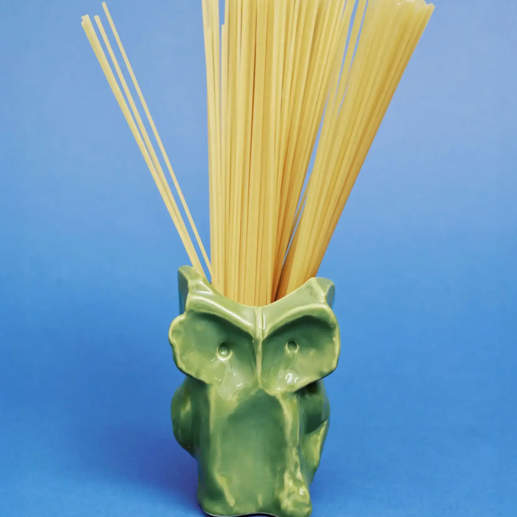 Serax Uil vaas groen XS