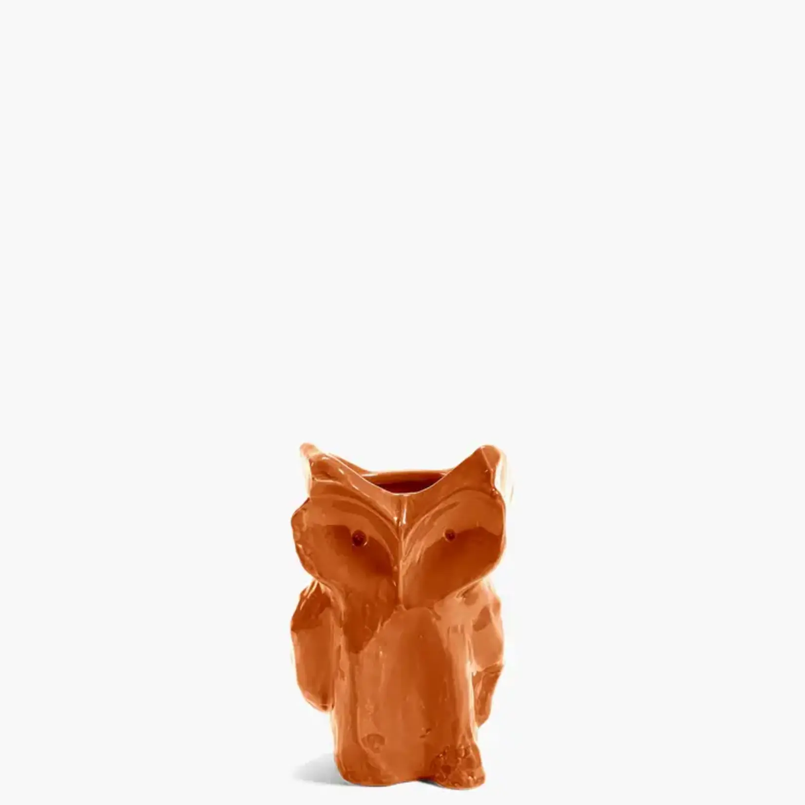 Serax Uil vaas orange XS