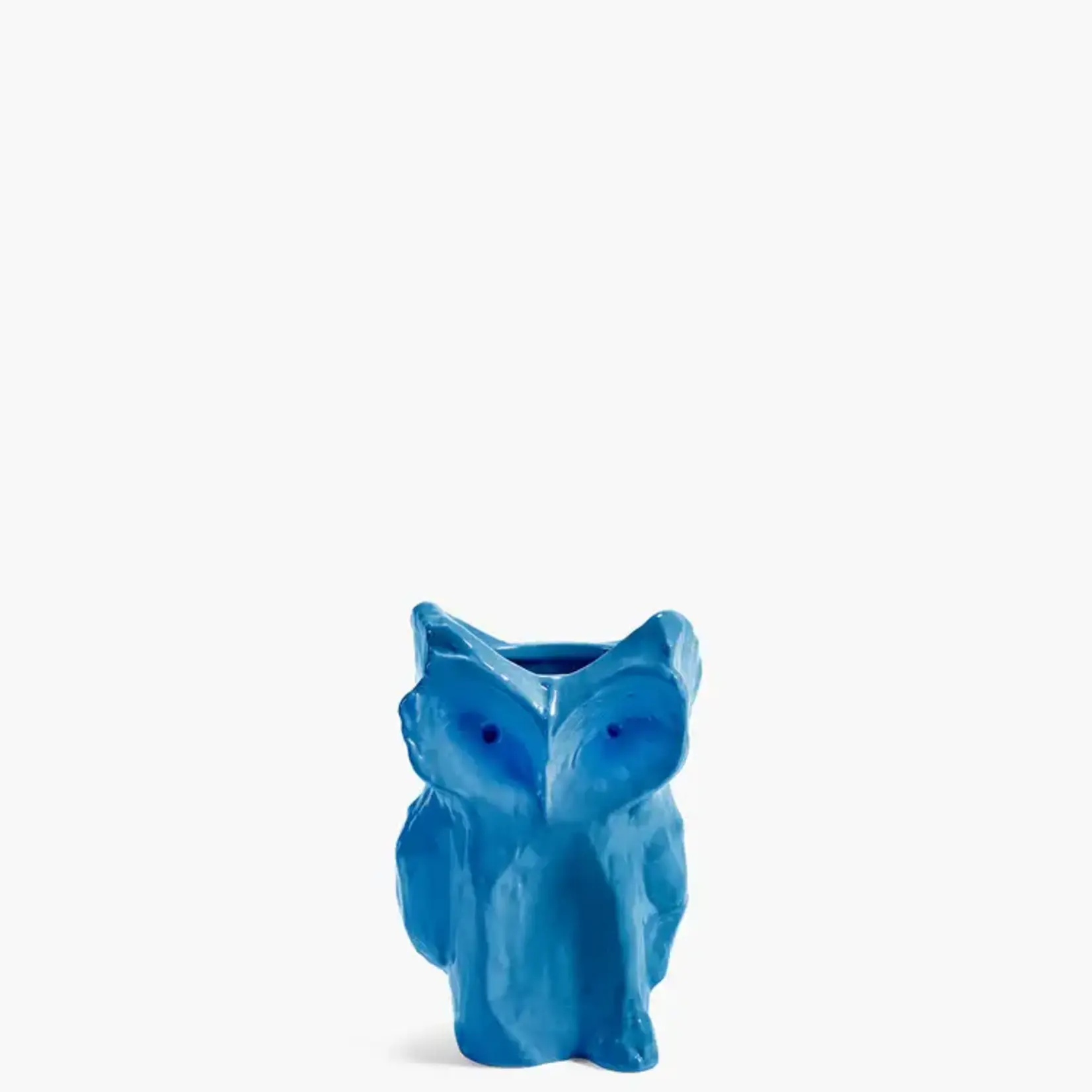 Serax Uil vaas blauw XS