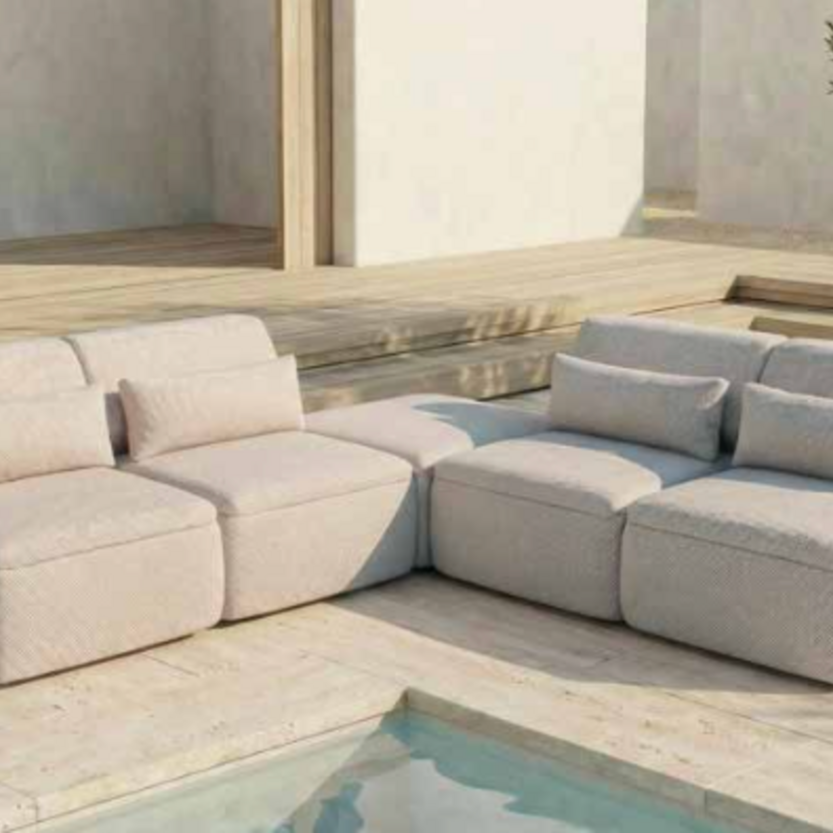 Blomus GROVA Cushion beige 70 x 30 cm