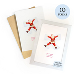 Kerstkaarten - Let it snow (10stks)