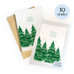Kerstkaarten - Stralende lichtpuntjes (10stks)
