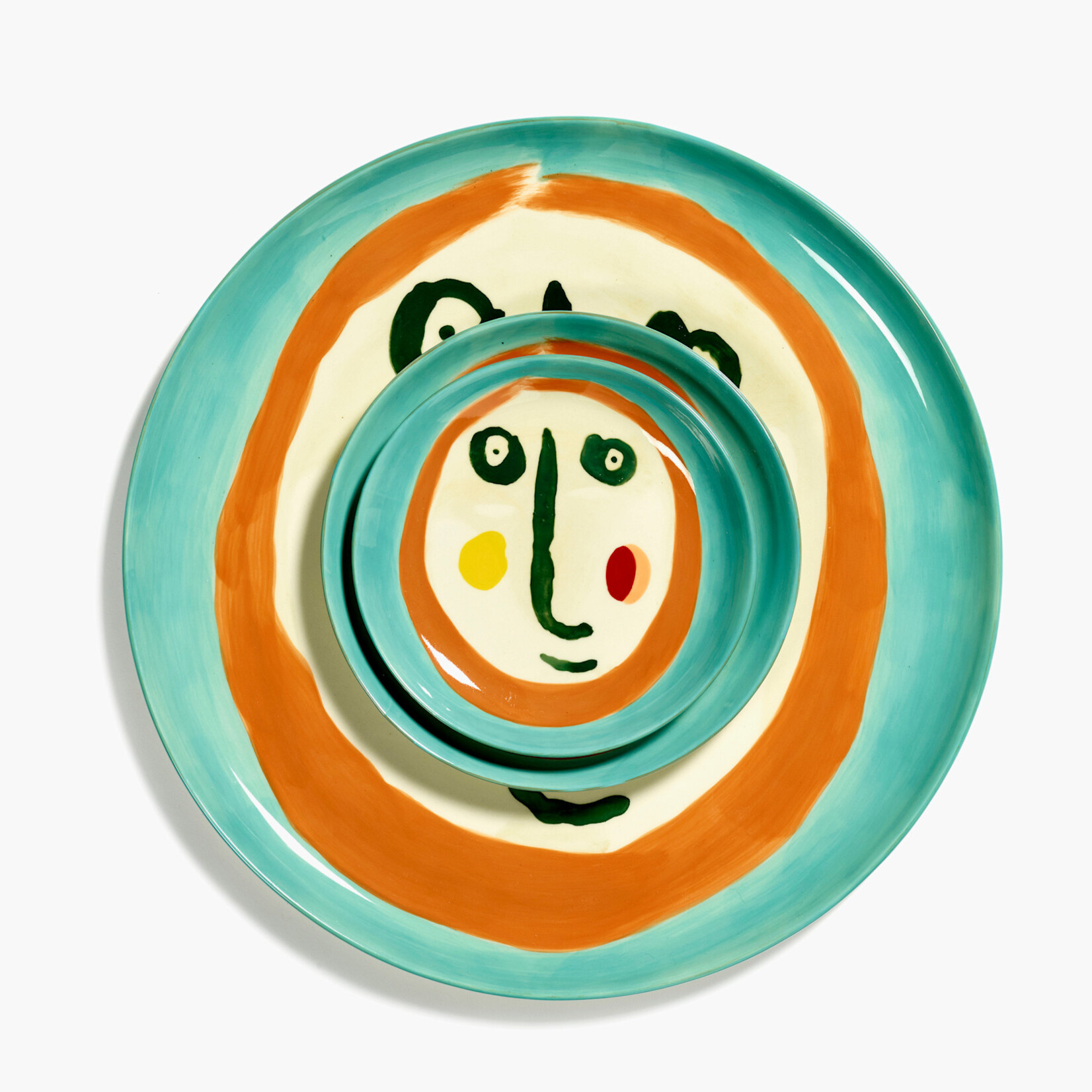 Serax Bord XS N°2 Face Feast (4stks)