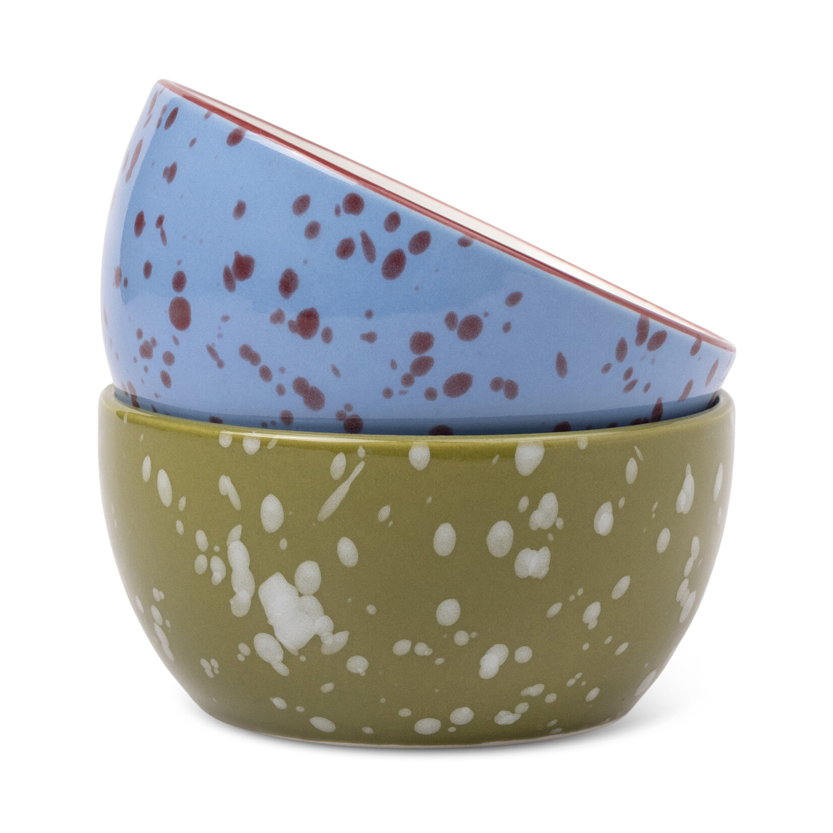 Designworks The Bella Dipping bowls Green & Blue - set van 2