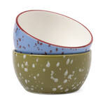 Designworks The Bella Dipping bowls Green & Blue - set van 2