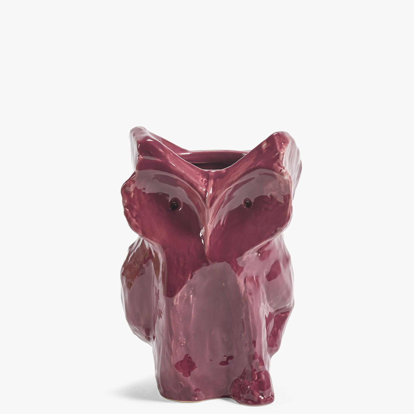 Serax Uil vaas aubergine S