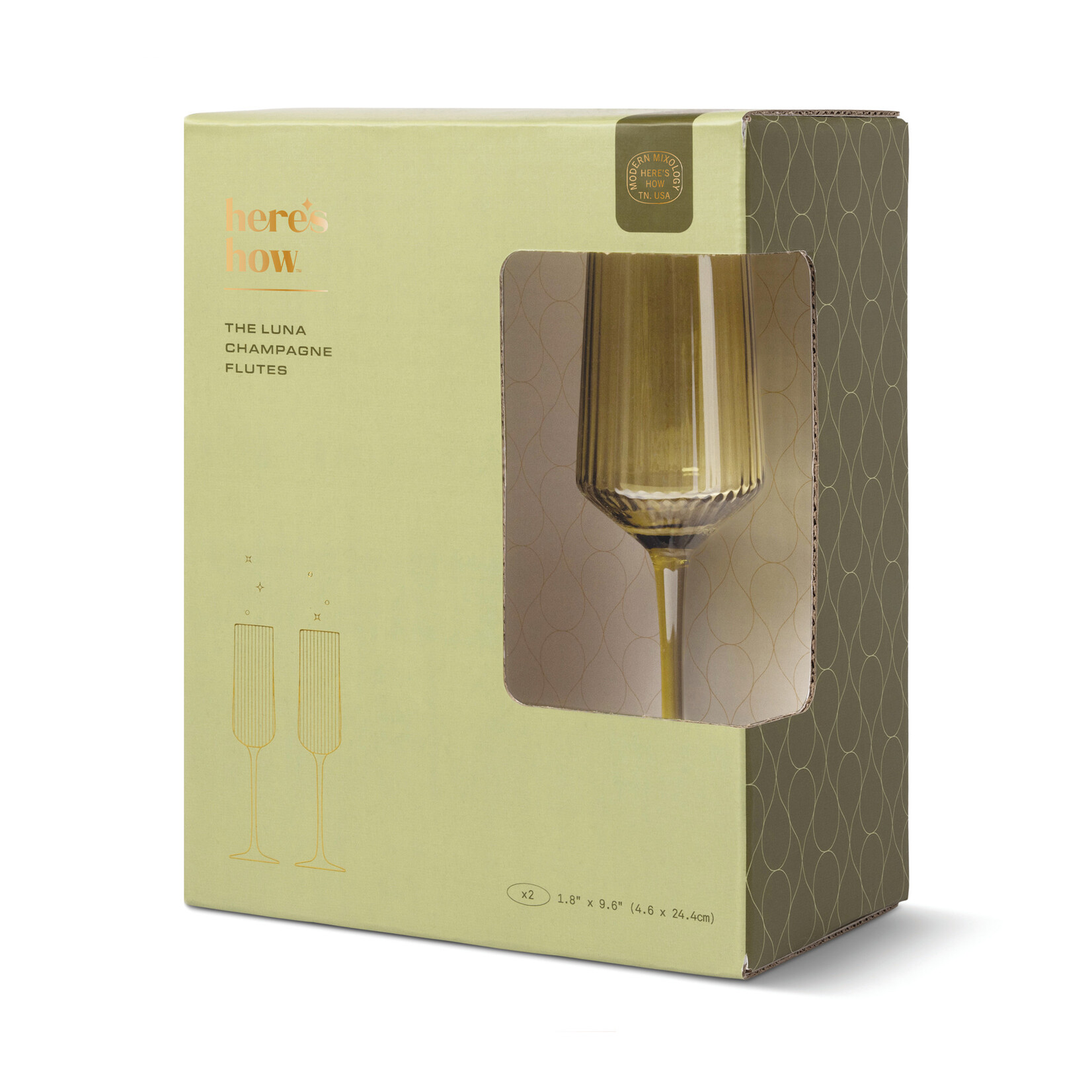 Designworks Champagneset Luna - Olive