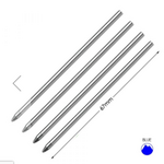 Rotring MV Mini (D-1) Ballpoint Refill, medium, blue, 4pc blister