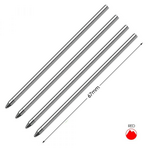 Rotring MV Mini (D-1) Ballpoint Refill, medium, red, 4pc blister