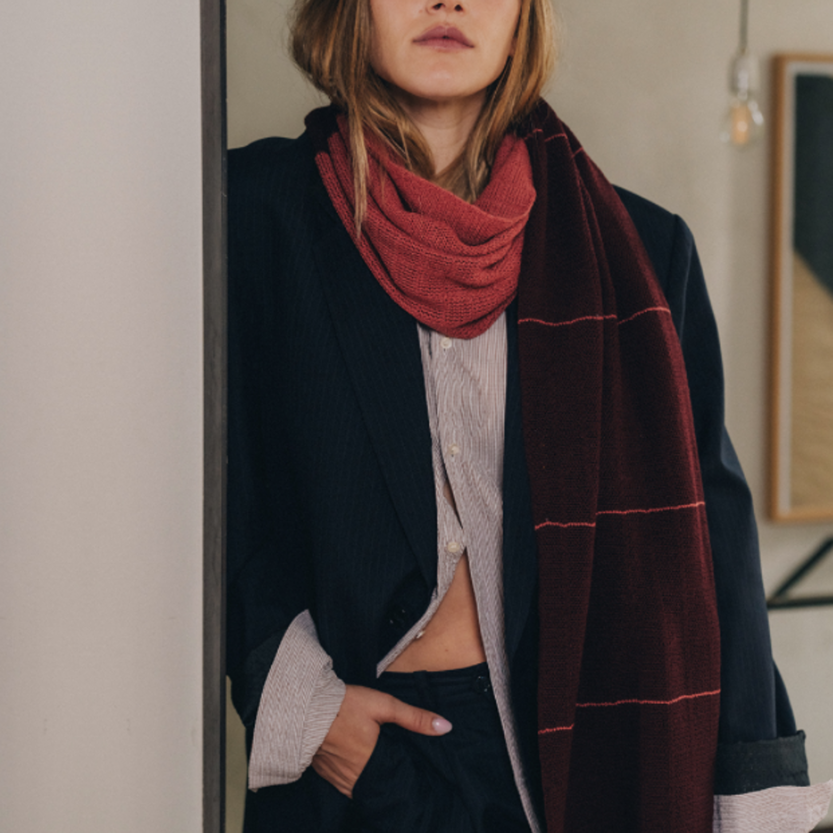 La Femme Garniture La Femme Garniture - Reine Dark Burgundy Sienna