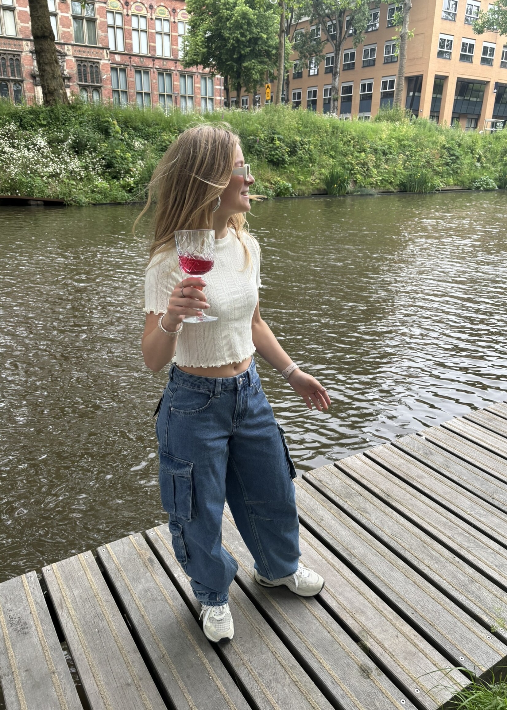 RASMINE CARGO WIDE JEANS