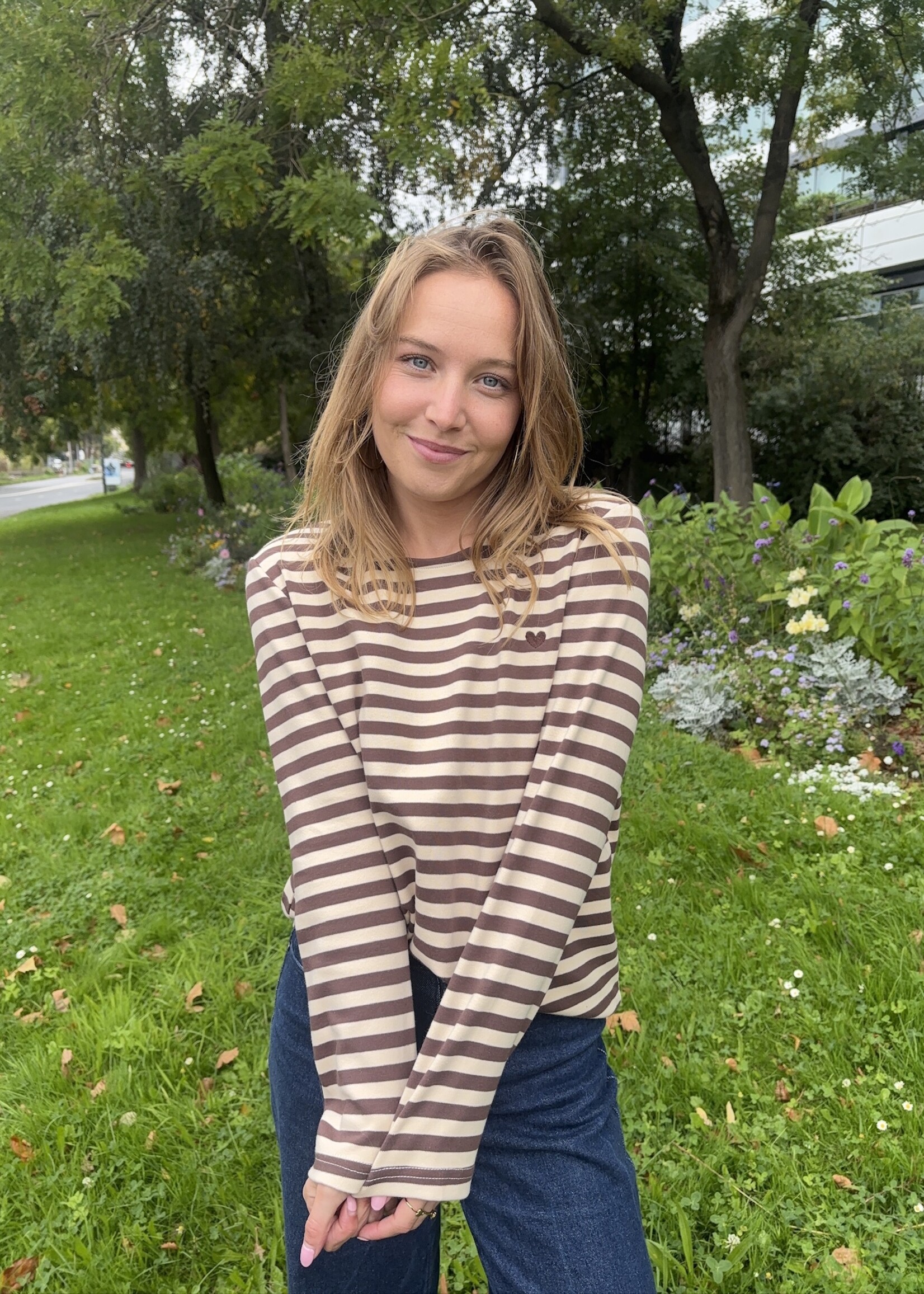 NOOR STRIPE LONGSLEEVE SHIRT