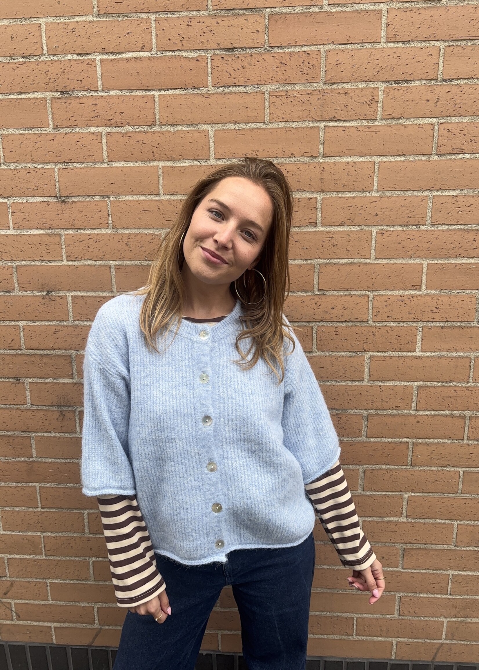 NOOR STRIPE LONGSLEEVE SHIRT