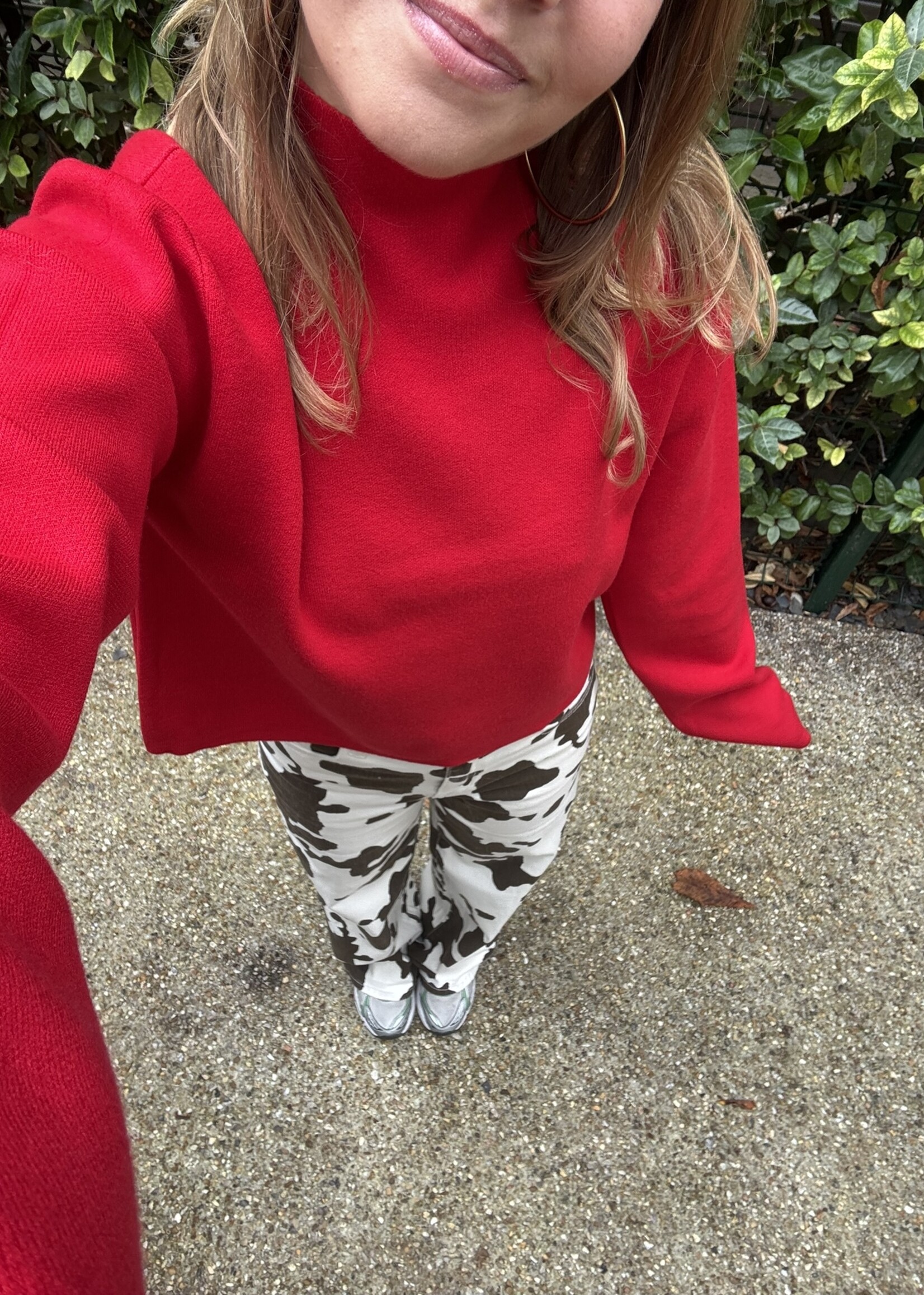 NELLA TURTLENECK CROP SWEATSHIRT