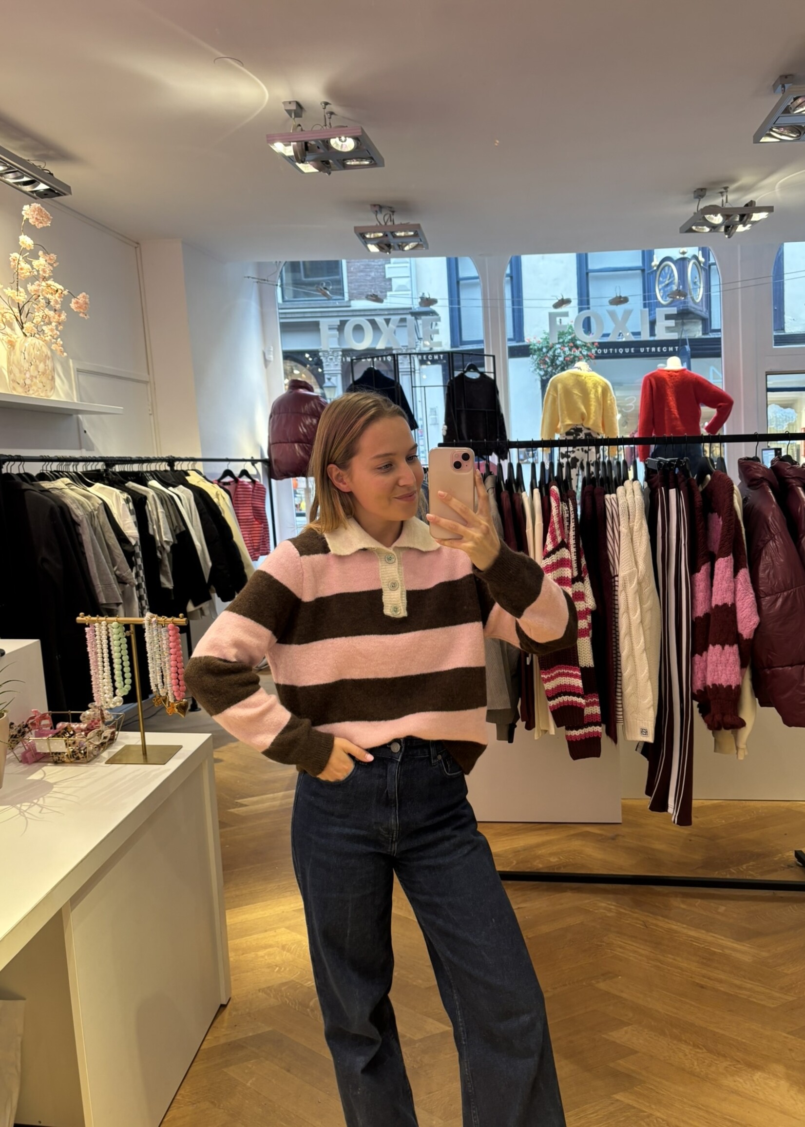 NILOU POLO STRIPED KNIT