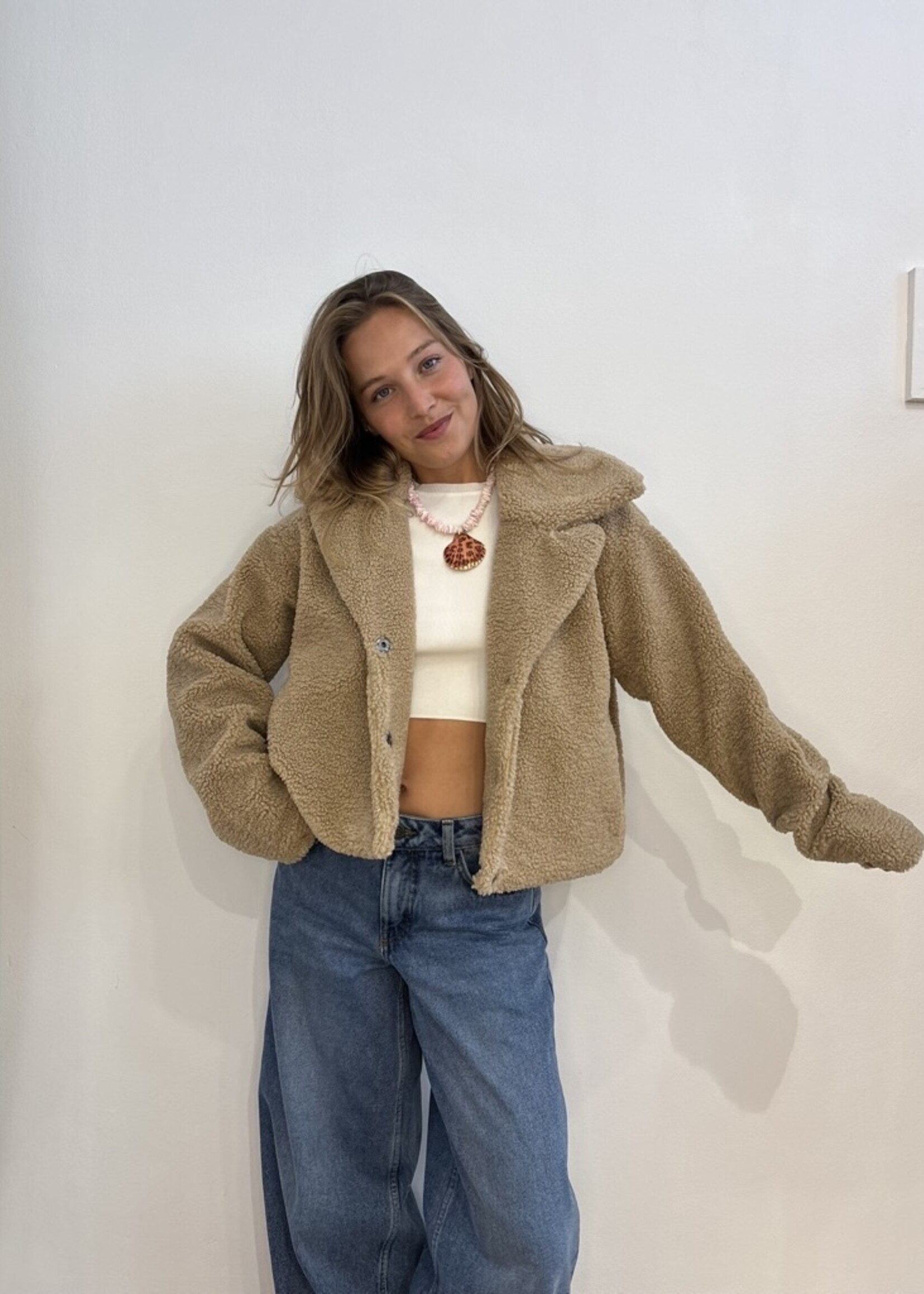 NADJA CROPPED  TEDDY JACKET