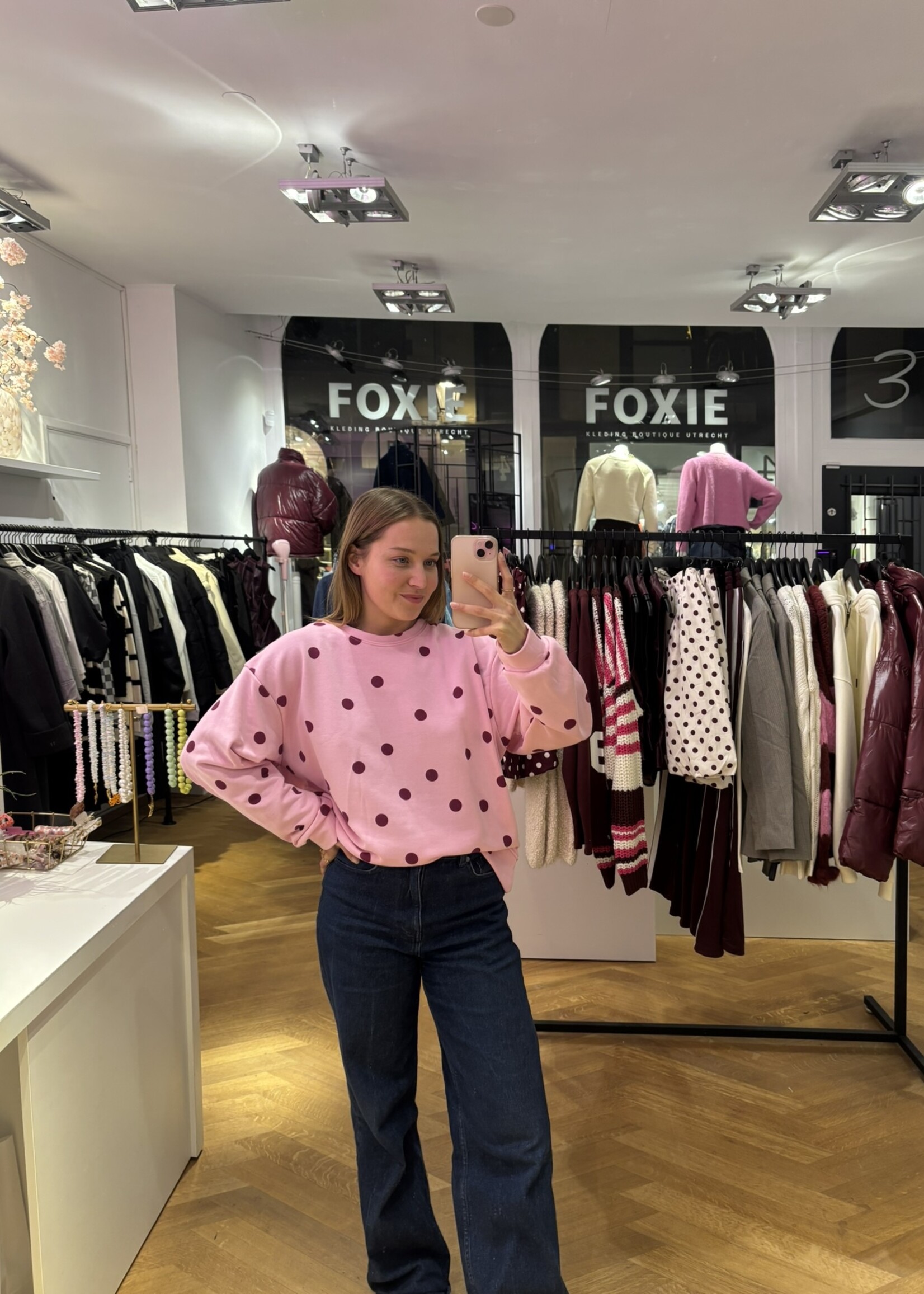 NOËLLE POLKA DOT SWEATER