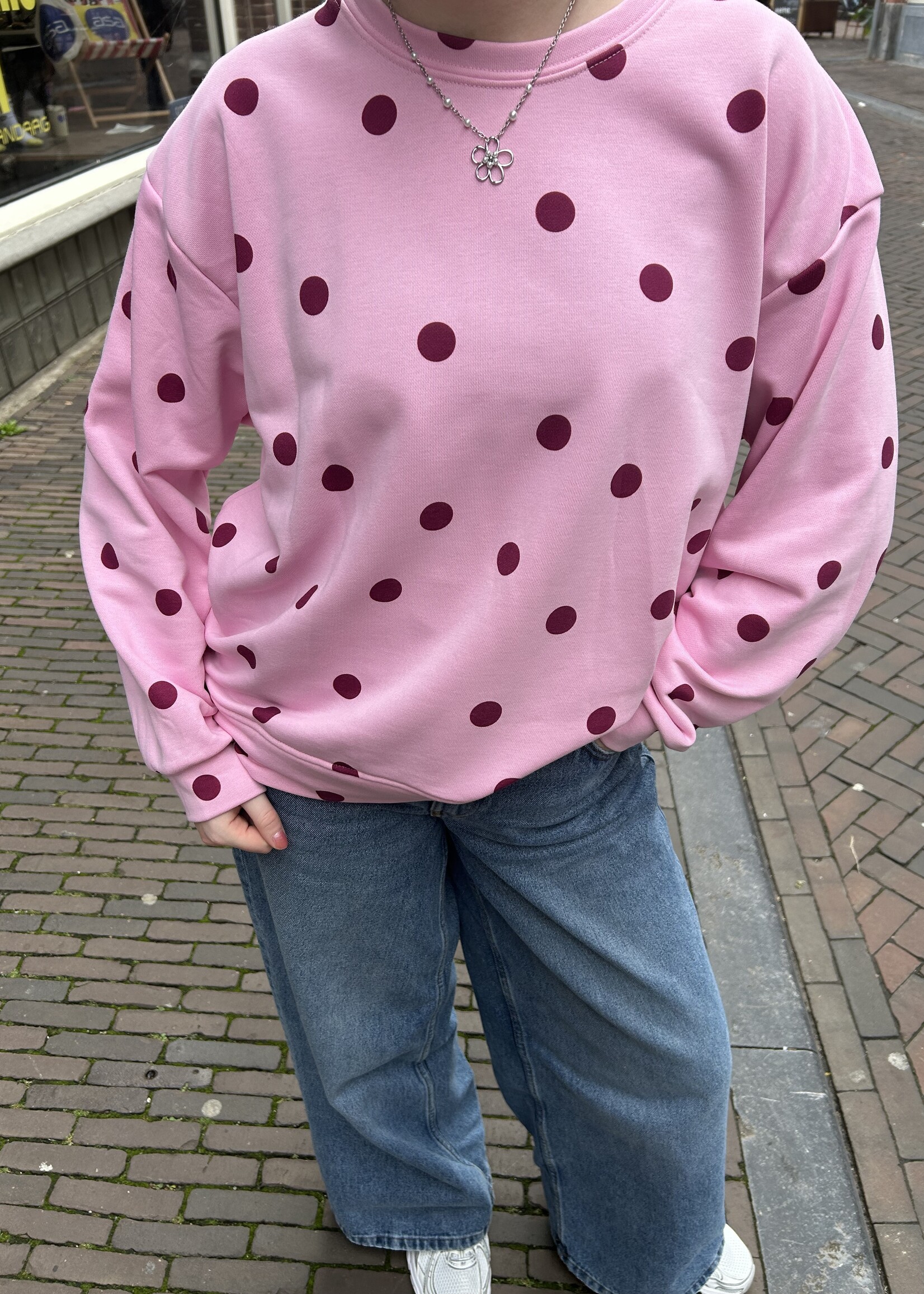 NOËLLE POLKA DOT SWEATER