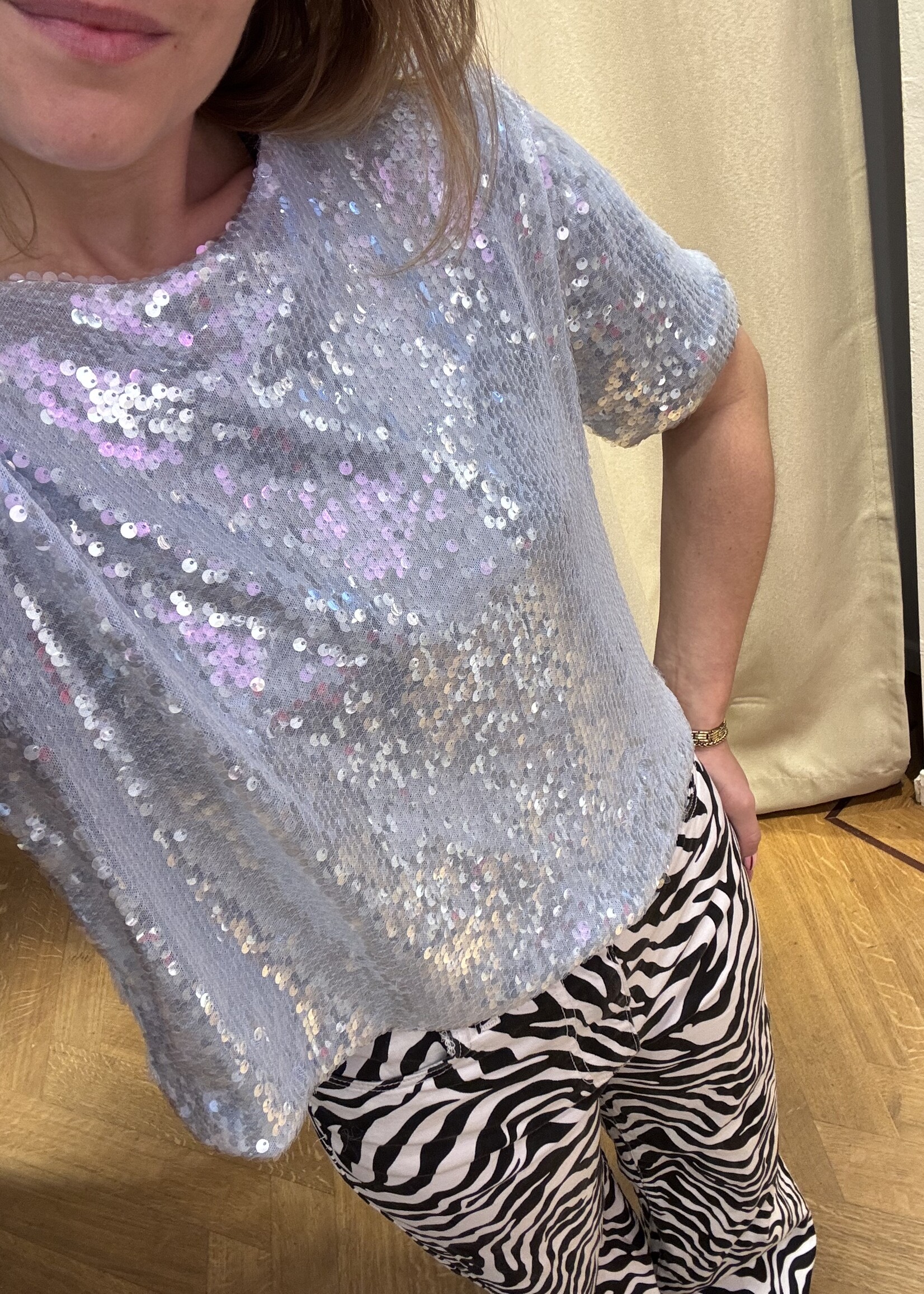 NIRA GLITTER TOP