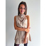 GOLDEN SATIN PLAYSUIT BLANCHE