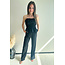 ALBA BLACK STRAPLESS TOP