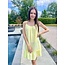 YELLOW SHORT TETRA DRESS MAGALI