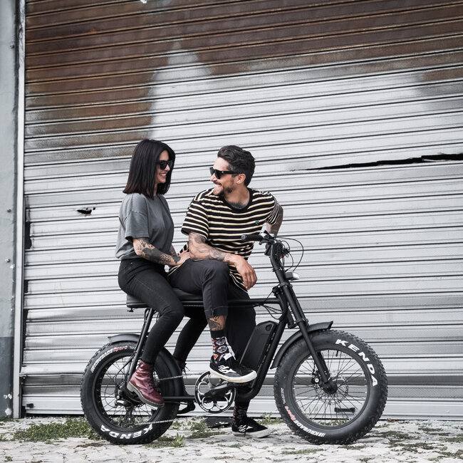 50 Rebels | Voetsteunen | Inklapbaar | Zwart