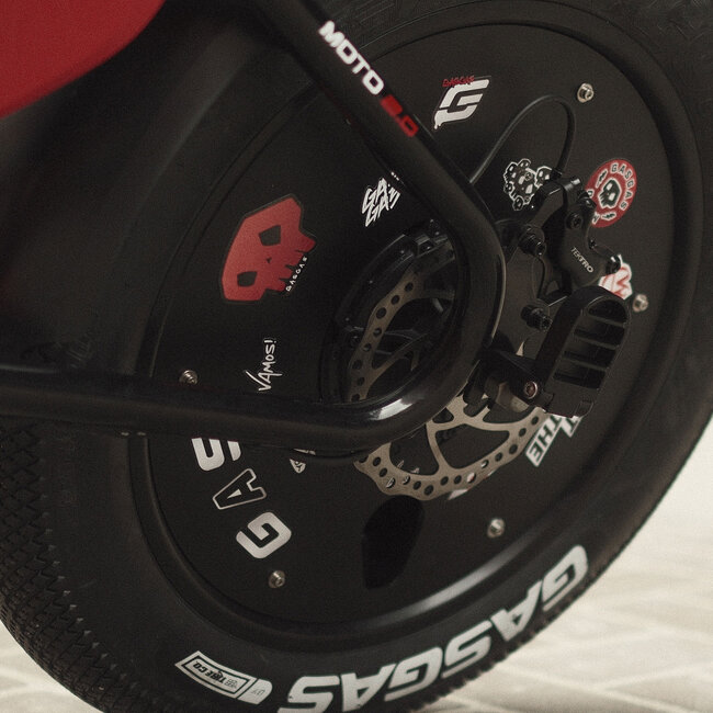 GASGAS | Moto 2 | Custom | Front Suspension | Rear Wheel Disc | 250 W | Red | 70 km