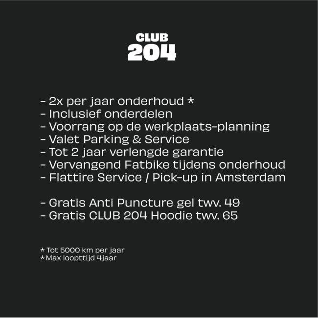CLUB 204 | Membership | VIP | Service Package