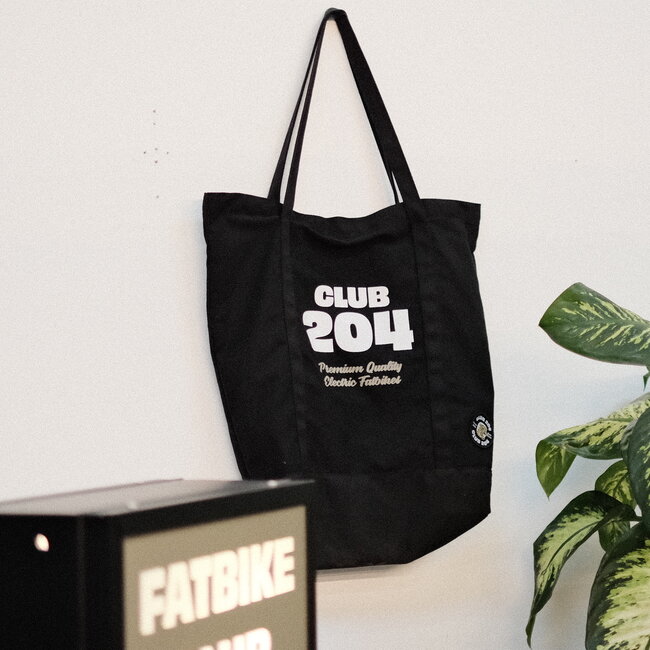 CLUB 204 | Tote bag  | Canvas | Black