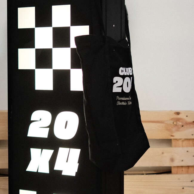 CLUB 204 | Tote bag  | Canvas | Black
