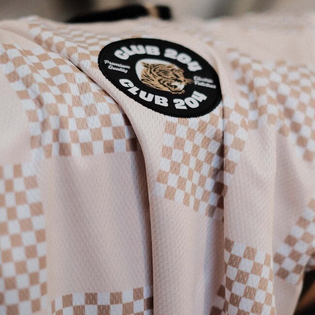 CLUB 204 | FC.204 Shirt | S,M,L,XL | Polyester | Checked Beige