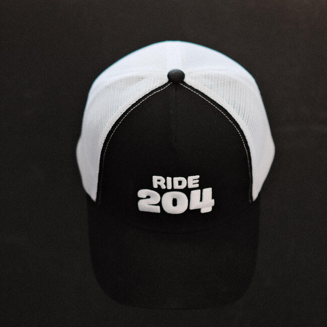 CLUB 204 | Trucker Cap  | Black/white